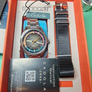Cadola PADDOCK AUTOMATIC Slate Black CD-1037-11 Watch